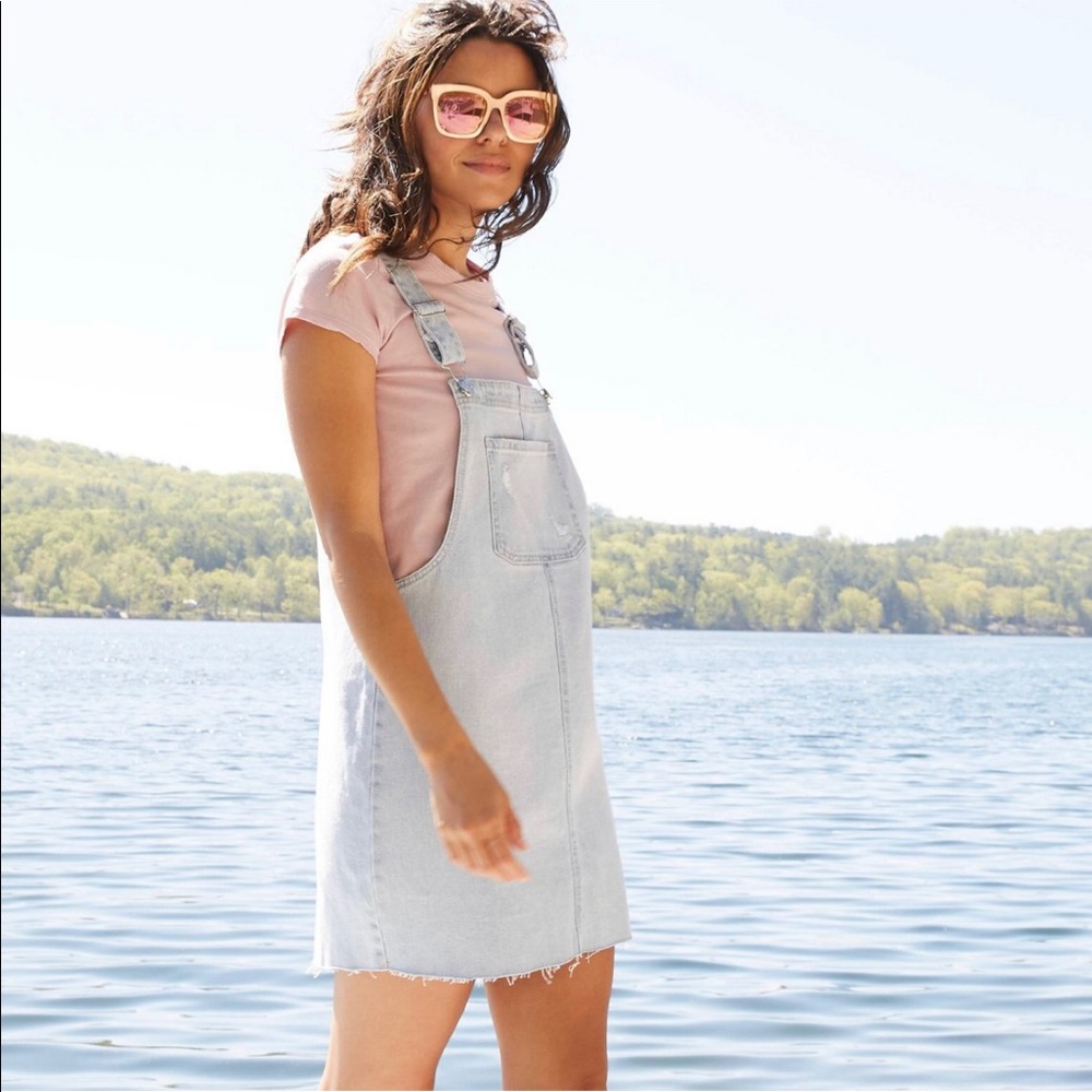 NWT — Denim Overall Dress
